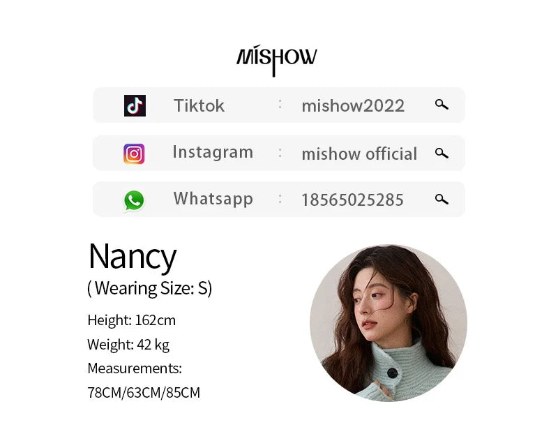 MISHOW Women's Pants 2025 Fashion Gray Wool Wide-leg Pants High-waisted Cropped Retro Style Commuting Pants Warm MXE90K1128