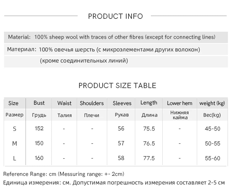 MISHOW 100% Wool Cape Double-sided Woolen Coat 2025 Winter Elegant Detachable Furry Cuffs Warm Lapel Ponchos Coats MXE90W0947