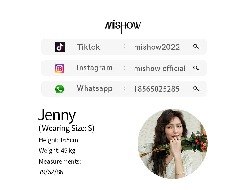 MISHOW 100% Cotton Women's Puff Short Sleeve Shirt 2025 Summer New Square Neck Blouse Embroidered Lace Patchwork Tops MXD22X1420