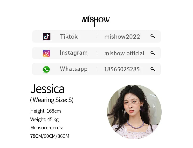 MISHOW Puff Sleeve Dress for Women 2025 Summer New Square Neck Fashion Lace Hollow Purple Dresses Female Clothing MXE39L2406