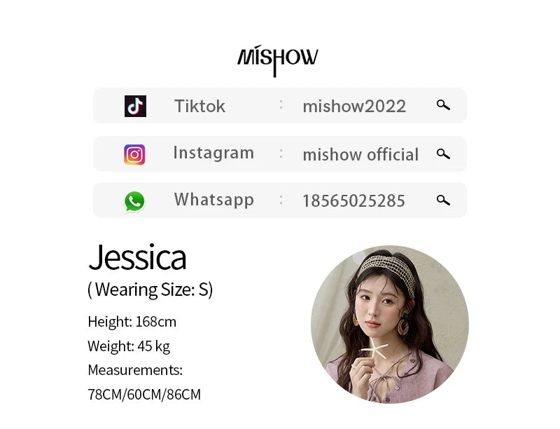 MISHOW French Summer Blouses Women Solid Short Puff Sleeve V-neck Lace-up Design Shirts Female Fashion Straight Tops MXE33X1743