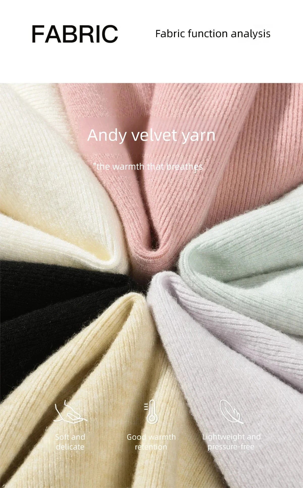 MISHOW Women's Knitted Long-Sleeved Top 2025 Winter Solid Slim Fit Ruffled Turtleneck Sweater Warm Soft Commuting Top MXE91Z2826