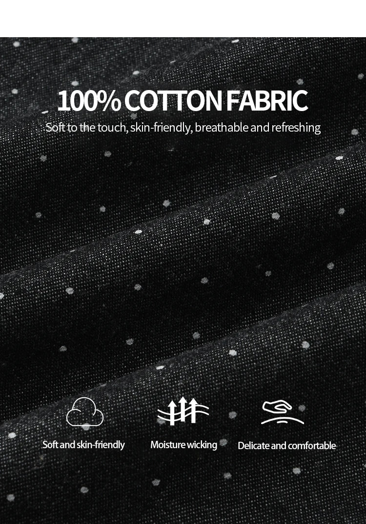 MISHOW Women's Fashion Polka Dot Pants Summer 2025 New High Waist Straight Pants Casual Button Zipper Wide Leg Jeans MXE38K0956