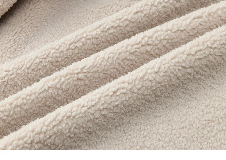 MISHOW Women Purple Coats 2025 Winter Luxury Turn-down Collar Double-sided Jacket Pocket Decoration Windproof Jacket MXE87W0940