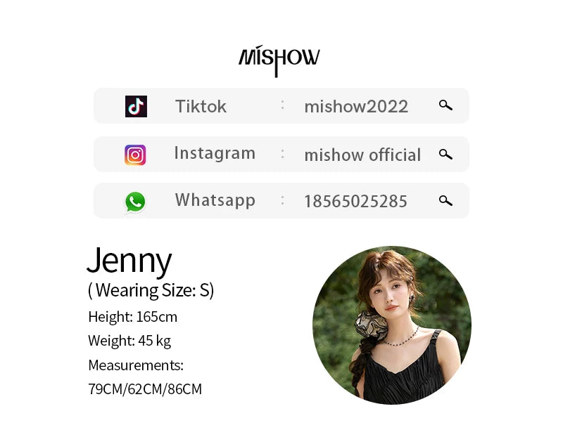 MISHOW French Retro Pleated Upper Suspender Dress for Women 2024 Summer Vacation Sleeveless Solid Mid Length Dresses MXD26L1939