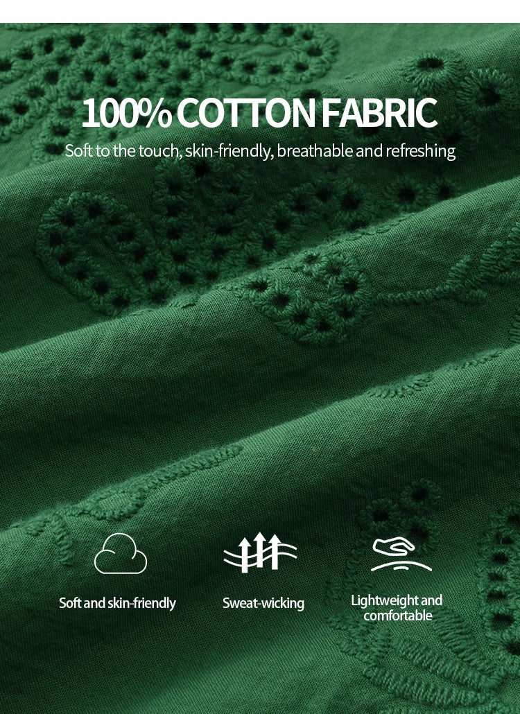 MISHOW Women's French Fashion Square Neck Dress 2025 Summer New Puff Sleeve Embroidery Midi Dresses Ladies Clothing MXE39L2325