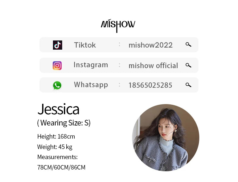 MISHOW Plaid Tweed Jackets Shorts Separately Women Korean Luxruy Gentle Single Breasted Jacket Solid Short Pants MXD35W0489