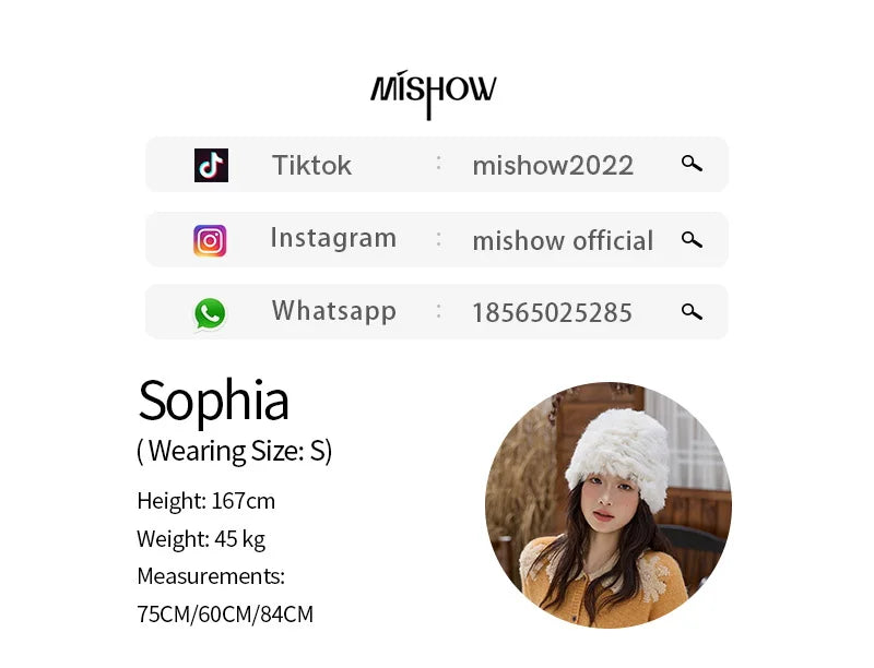 MISHOW Yellow Retro Jacquard Cardigan Women 2025 Autumn Winter Lazy Style Turn-down Collar Loose Sweater Office Lady MXE88Z2691