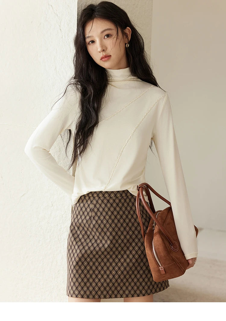 MISHOW Gentle Sweet Sweater Women's 2024 Autumn Winter Cute Emboridery Cartoon Dropped Sleeves Pullovers Sweater Tops MXD54Z0953