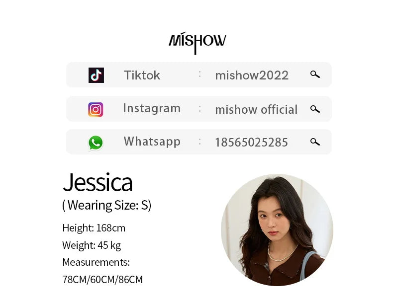 MISHOW Irregular Plaid Skirt 2025 Winter Retro Contrasting Skirt Female High Waist A-LINE Casual Skirts Office Lady MXE47B2436