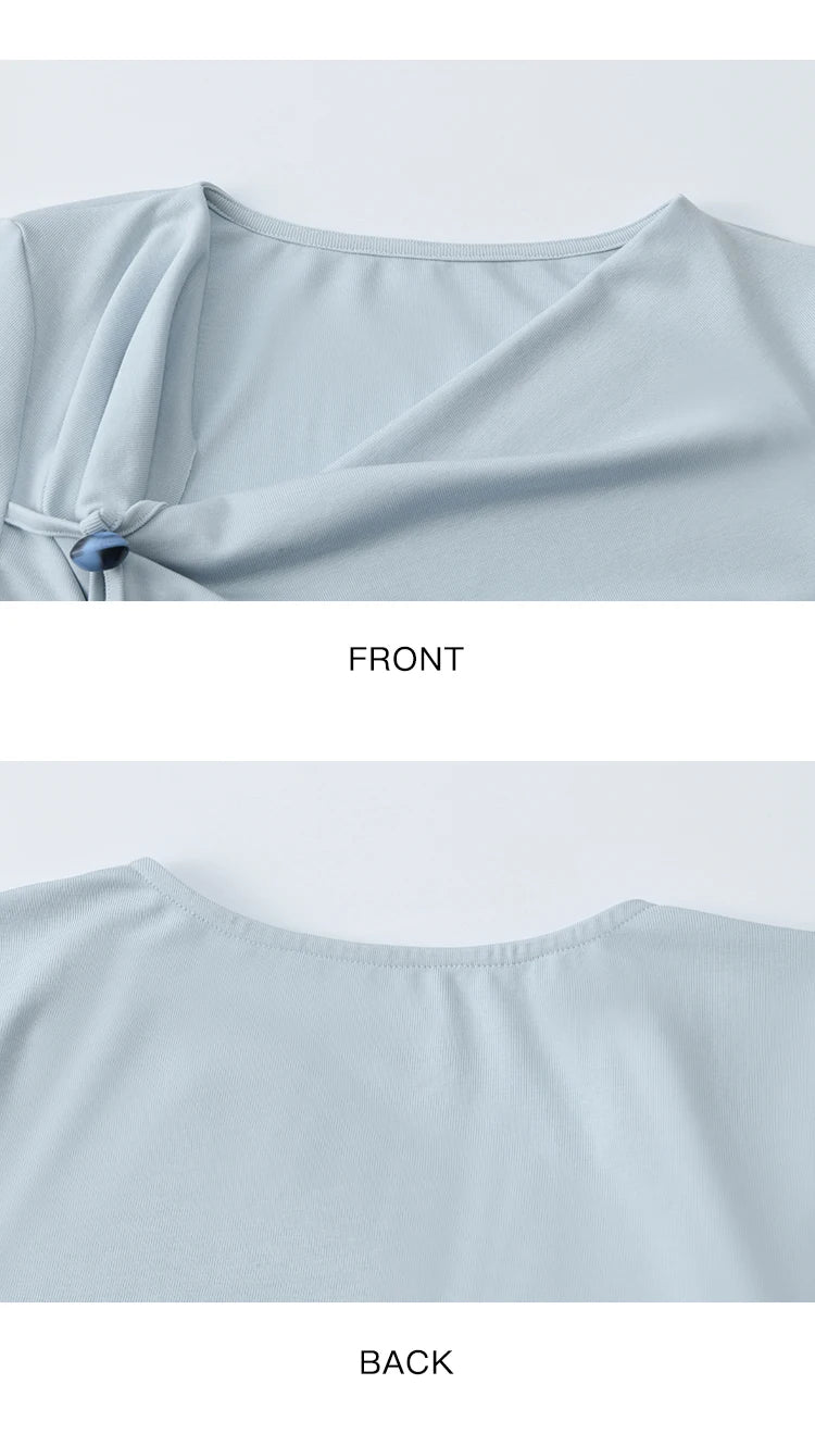 MISHOW Two Piece Set Women's Fashion Lace Up Top 2025 Summer New Casual Print Wide Leg Half Skirt Set Ladies Clothing MXE35T0596