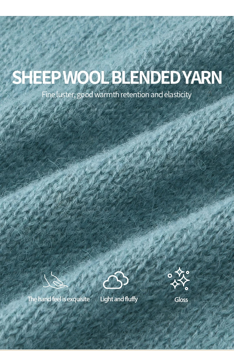 MISHOW Blue Knitted Cardigan Strap Two Piece Set 2025 Autumn Sweater Cardigan Lotus Leaf Edge Flower V-neck Camis Set MXE45T1377