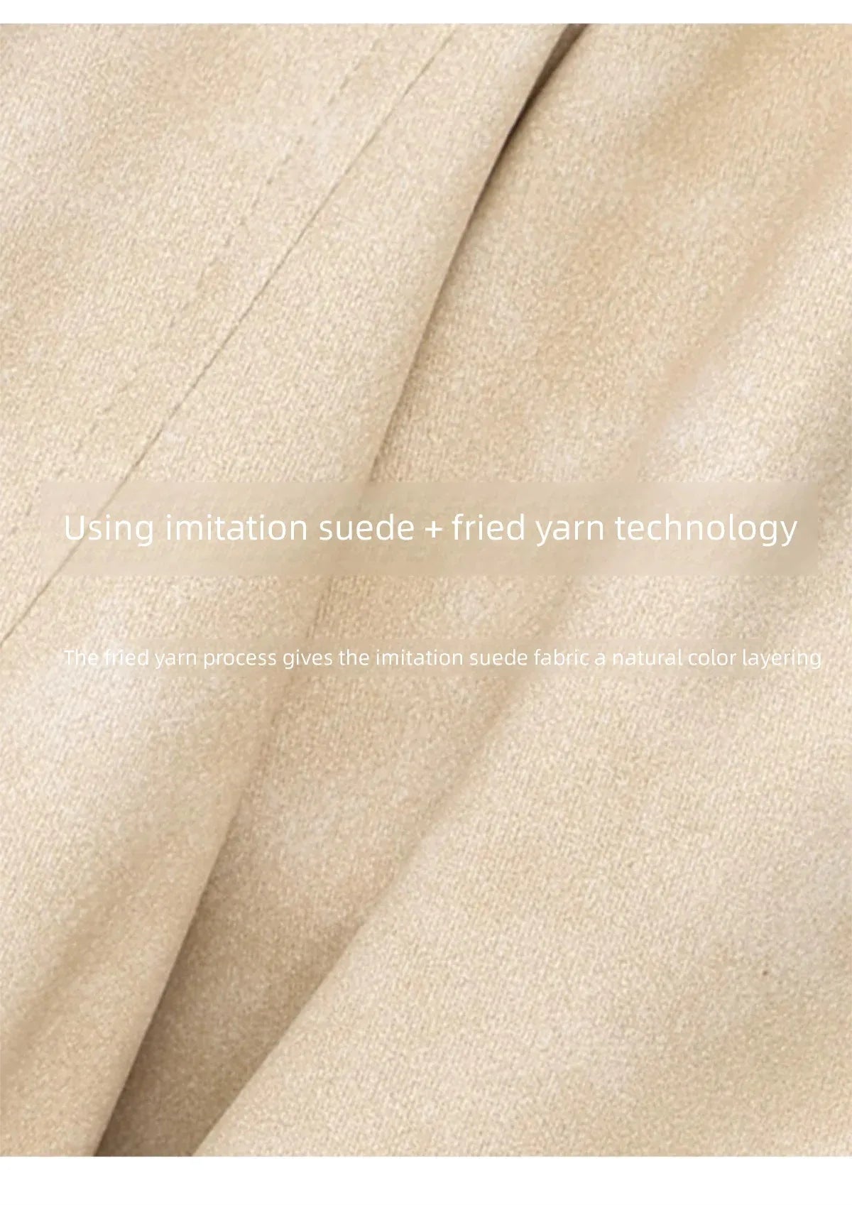 MISHOW Apricot Suede Jacket with Plush Collar Lapel for Women 2025 Winter Warm Overcoat Ladies Retro Thickening Coats MXE91W0987