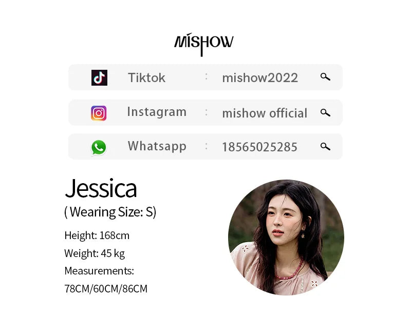 MISHOW French Summer Blouse Women 2025 Short Puff Sleeve Round Neck Solid Hollow Embroidery Shirts Woman Holiday Thin MXE31X1747