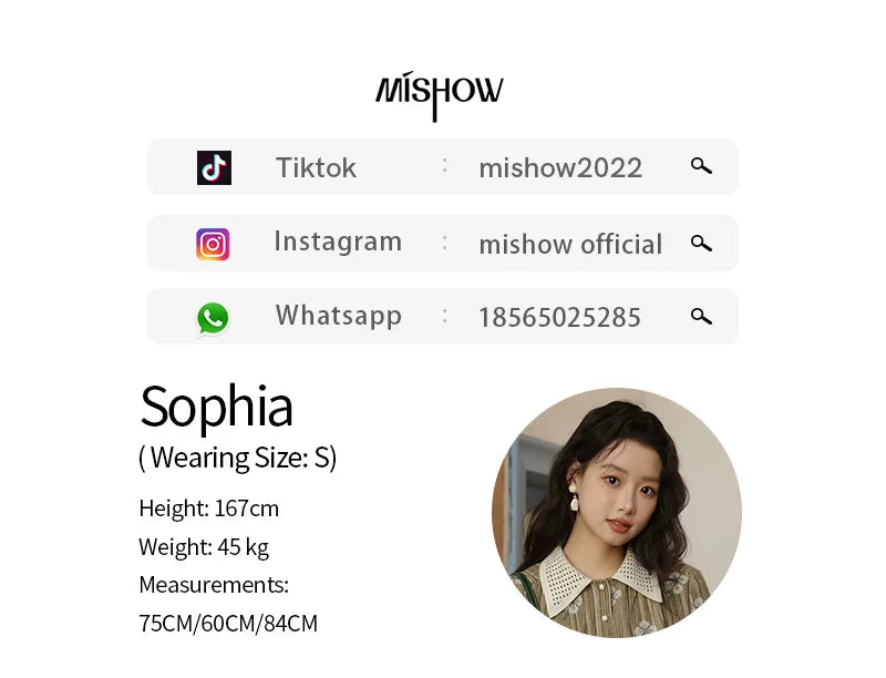 MISHOW Embroidered Shirt for Women Autumn 2025 Hollowed Out Woven Lapel Tops Lace Cuffs Vintage Long Sleeved Shirt MXE44C2393