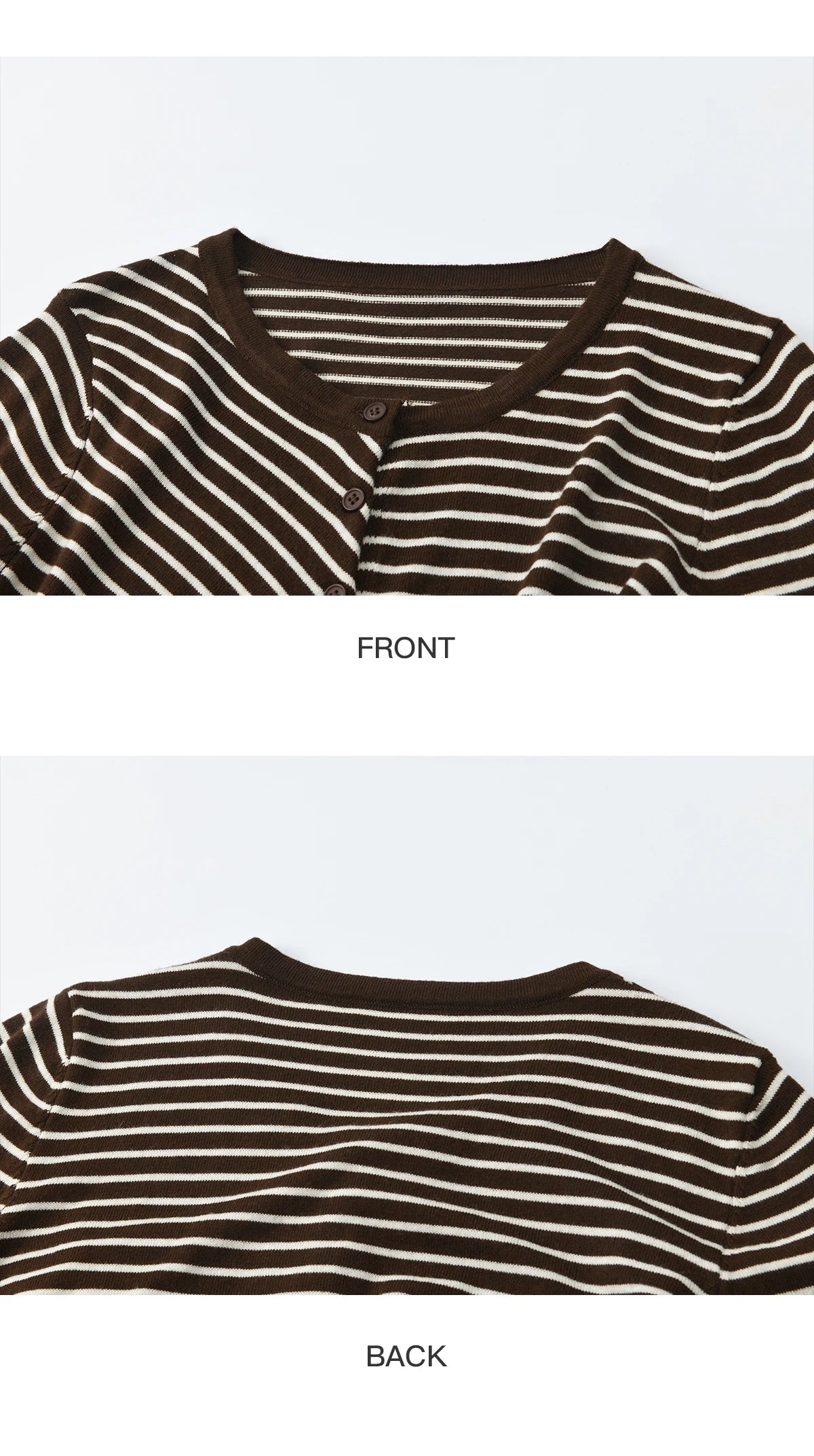 MISHOW Women's Coffee Striped Knitted Top 2025 Autumn Retro Commute Long Sleeves Loose Cardigan Sweater Women Clothes MXE46Z2537