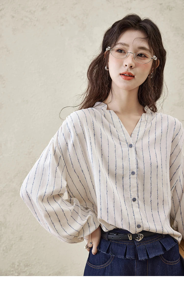 MISHOW Casual Spring Summer Jeans for Women 2025 Stitching Ruffle High Waist Jeans Female New Fashion Wide Leg Pants MXE16K0907