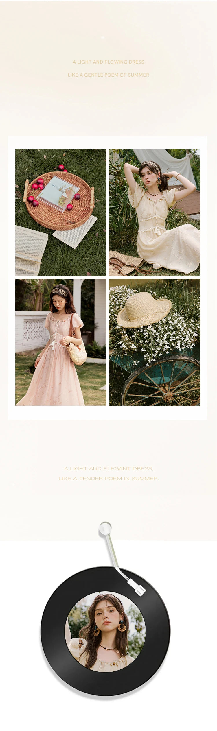 MISHOW Print Office Lady Dress Women Summer 2025 Short Sleeve Round Neck Beaded Neckline Slim Waist Dresses Female MXE33L2208