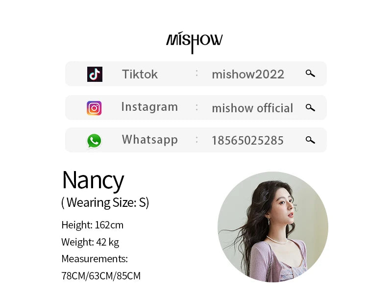 MISHOW Women's Plaid Camisole 2025 Spring Contrasting Retro Bowknot V-neck Waist Slim Top Back Elasticity Sweet Tanks MXE11D0046