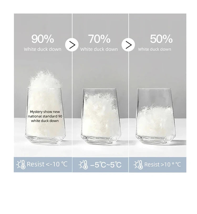 MISHOW Women's Short Coat with 90% White Duck Down Filling Windproof Down-proof Hooded Jacket Lightweight Warm Coat MXE51Y0080