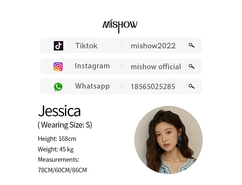 MISHOW Woman Long Sleeve Dress Autumn Elegant V-neck Embroidered Drawstring Waist Dress A-line Bohemian Midi Dresses MXE44L2489