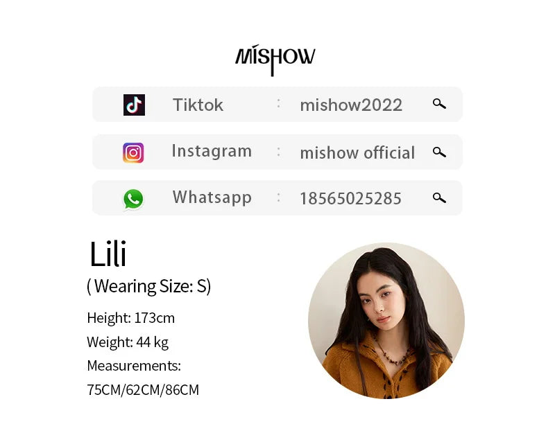 MISHOW Women's Turtleneck Sweater 2025 Retro Long-sleeved Single-breasted Loose Knit Top Casual Winter Woman Cardigan MXE48Z2617