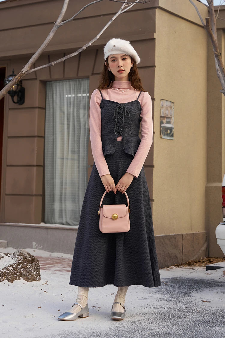 MISHOW Mock Neck Bottoming Shirt Long Sleeve Inner Tops for Women 2023 Autumn Winter New Fashion Warm Slim T-shirt MXC58Z0290