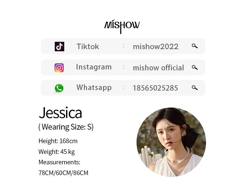 MISHOW 2 Pieces Set Woman Embroidery V-neck Hollow Lace Up Sleeveless Top Summer 2025 Slim Elastic Waist Skirt Set MXE33T0593