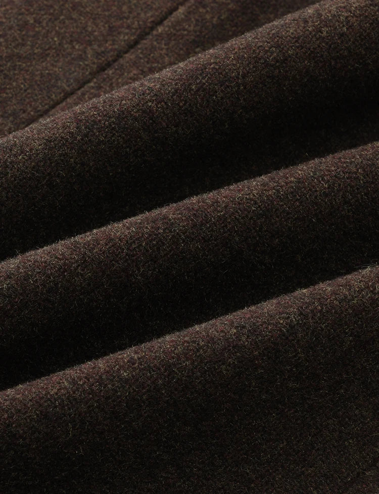 MISHOW Plaid Tweed Skirt Long-sleeved Jacket Long Skirt Separately Winter 2024 Korean O Neck Coat Front Slit Skirt MXD43W0445