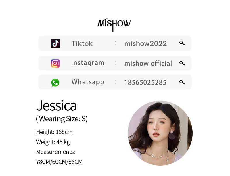 MISHOW French Purple Dresses Women Summer 2025 Solid Short Puff Sleeve Square Neck Slimming Dress Woman New Fashion MXE34L2222