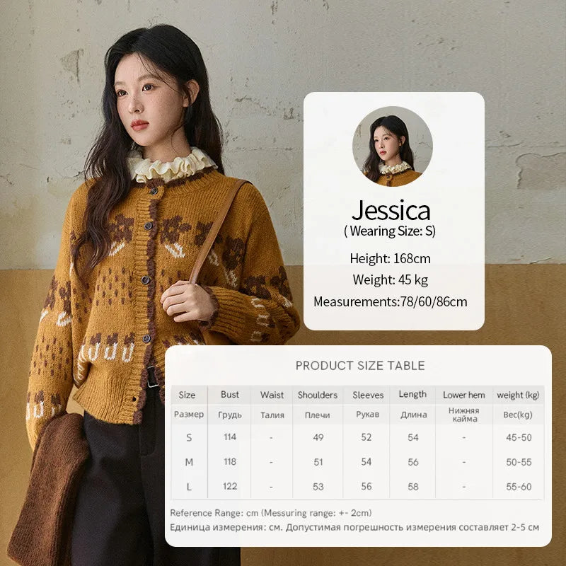 MISHOW Winter 2025 Turtleneck Knit Pullover for Women Thick Warm Fuzzy Cardigan Coat Outerwear Chic Streetwear MXE87Z2699