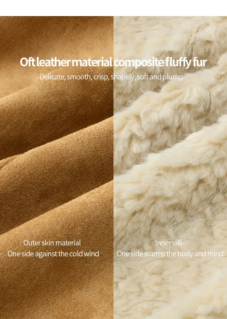 MISHOW Woman Elegant Jacktes 2025 Winter Floral Embroidered Fur Sheath Coat Retro Commute Plush Lapel Warm Short Coat MXE87W0918