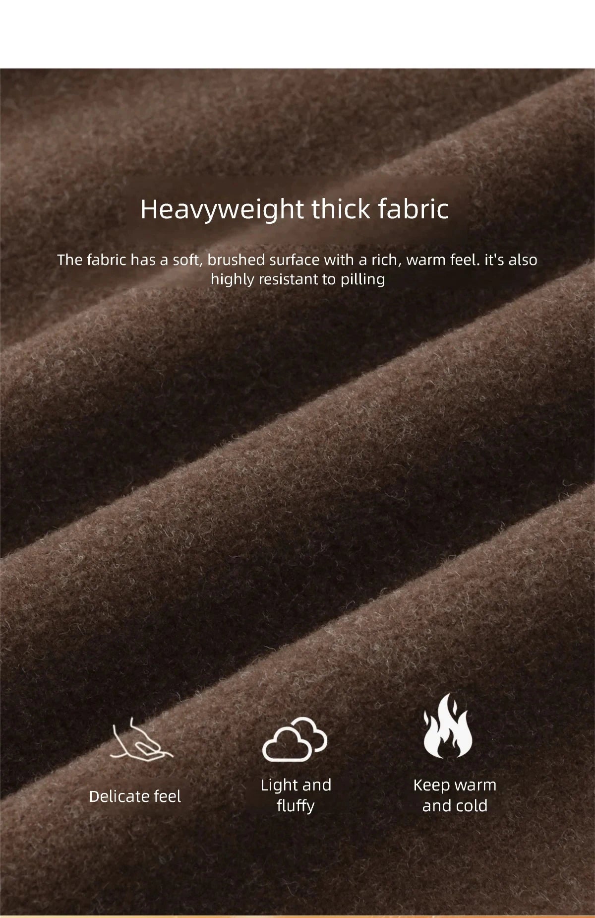 MISHOW Brown Wide-leg Pants for Women2025 Winter Thickened Warm Drawstring Waistband Retro Casual Trousers Woman MXE87K1126