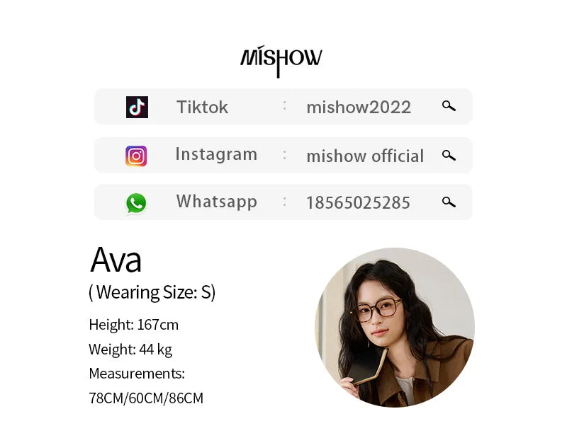 MISHOW Suede Retro Brown Jacket for Women Autumn Winter 2025 Pocket Zipper Loose Coats Lapel Wide-waisted Casual Coat MXE46W0866