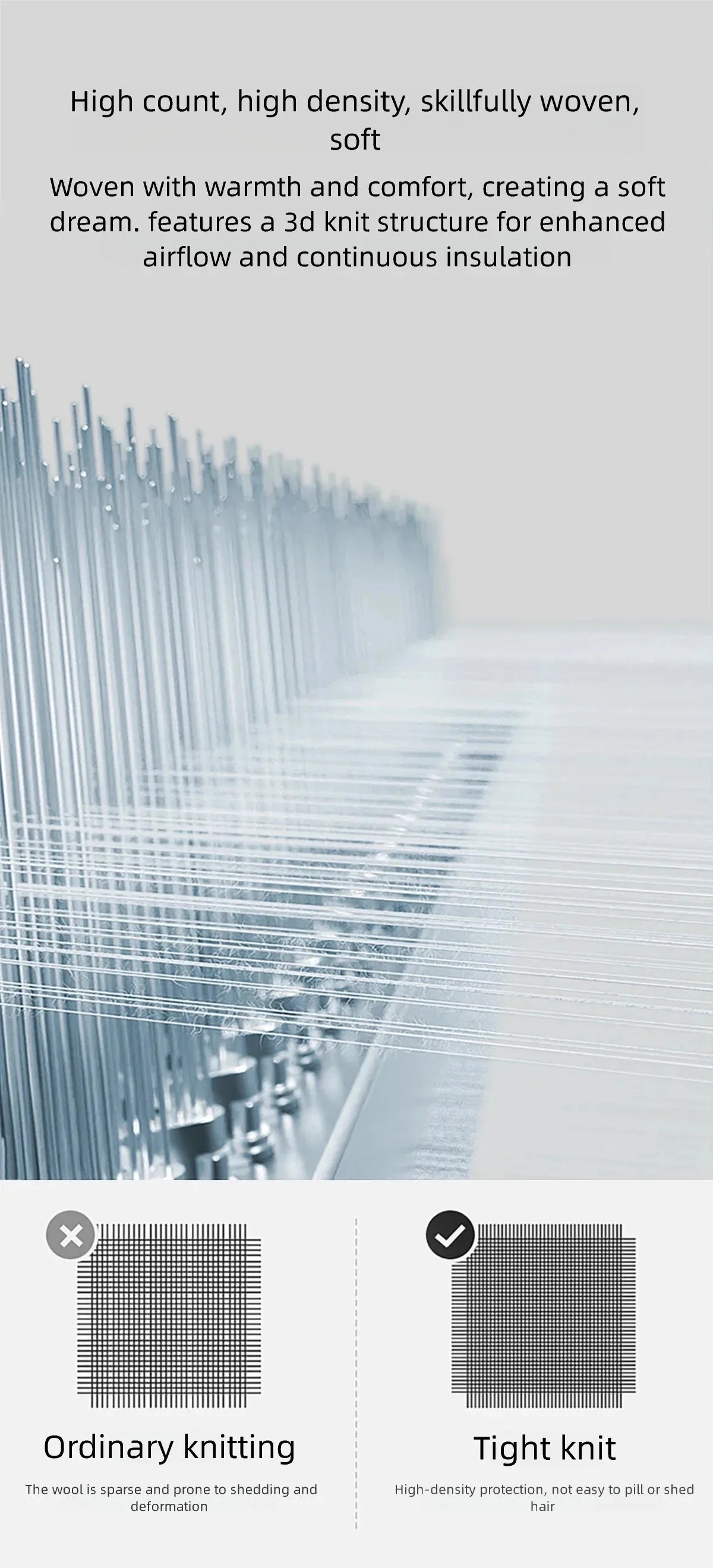 MISHOW Women's Fleece Lined Straight Knit Pants 2025 Autumn Winter Elastic Waist Casual Commute Trousers with Pockets MXE92K1131