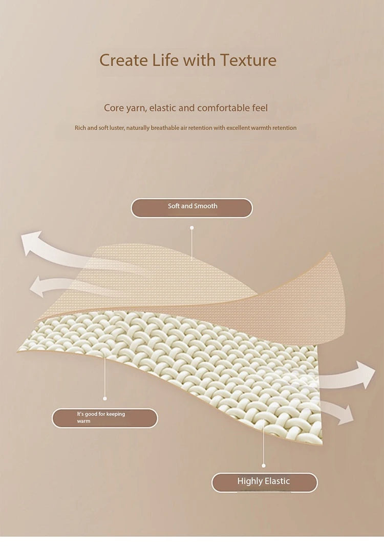 MISHOW Woman Beige Knit Top 2025 Winter Contrast Color French Style Hem Hollow Crochet Sweater Slim Long Sleeves Top MXE89Z2634