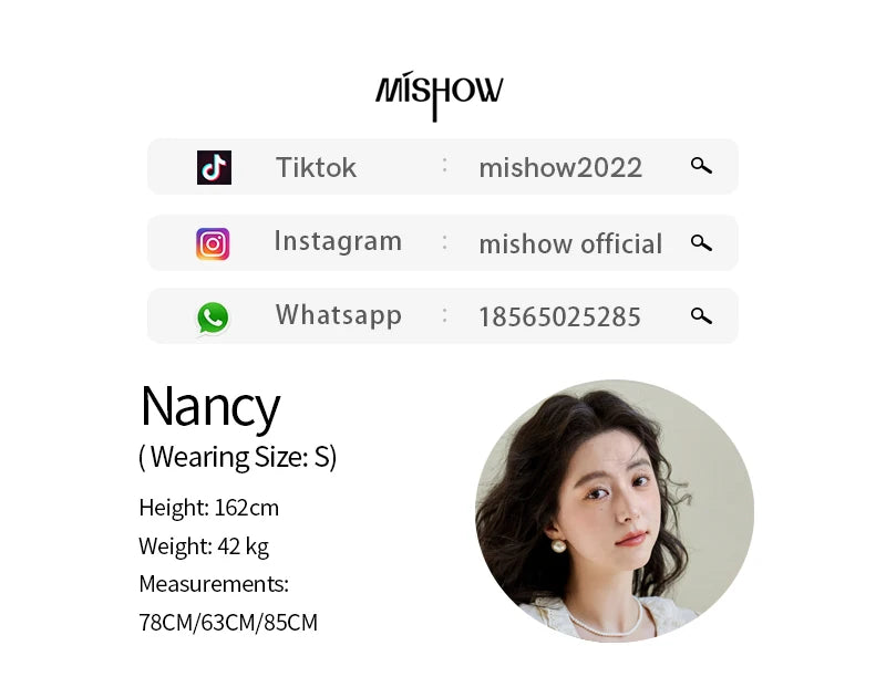 MISHOW Spring New French Shirts for Woman 2025 Long Sleeve V-neck Solid Loose Blouses Women Fashion Versatile Tops MXE14X1732