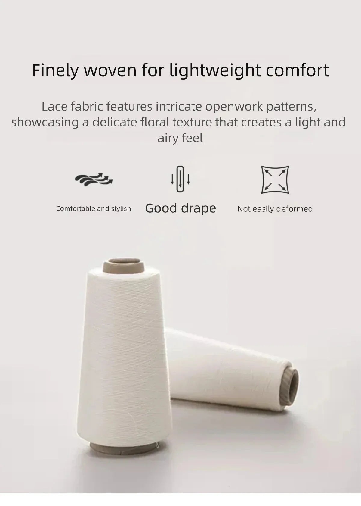 MISHOW Women's Cream Lace Maxi Skirt 2026 Spring Summer Floral Embroidery Tiered Ruffled High Waist Casual Long Skirt MXF11B2462