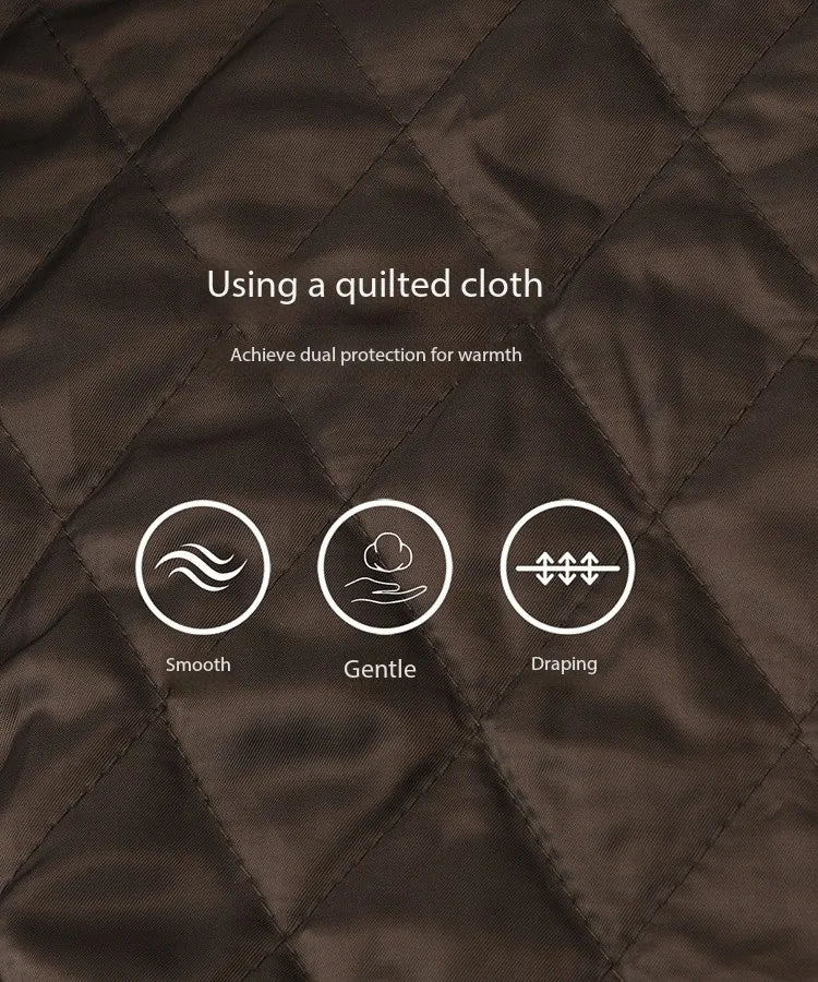 MISHOW Woman Jacket 2025 Autumn Winter Loose Retro Plaid Turn-down Collar Short Jacket Commute Warm Wool Blend Coat MXE89W0904