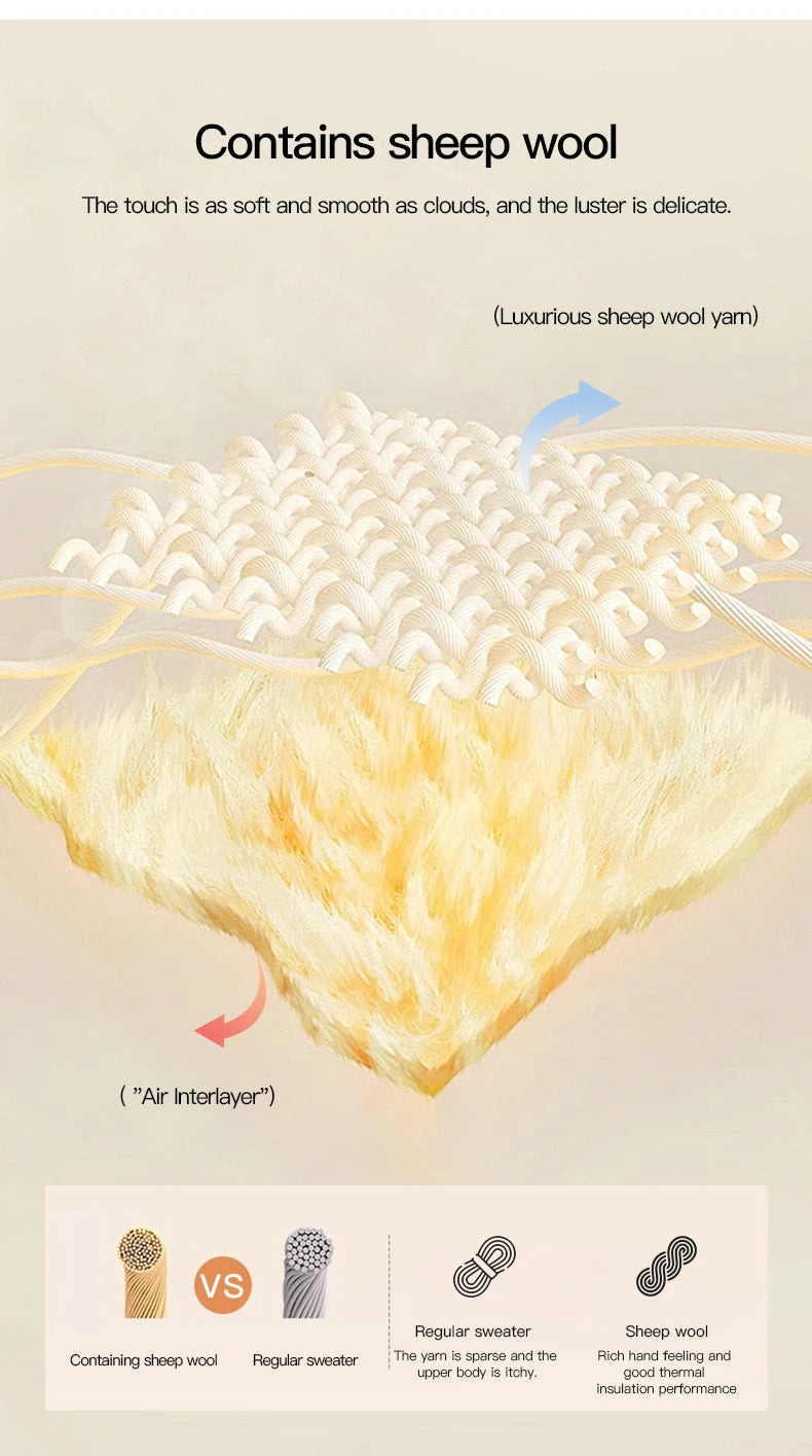 MISHOW Women's Tweed Wool Double-Faced Short Coat with Scarf 2025 Winter Loose Warm Outerwear O-neck Coat Office Lady MXE86W0977