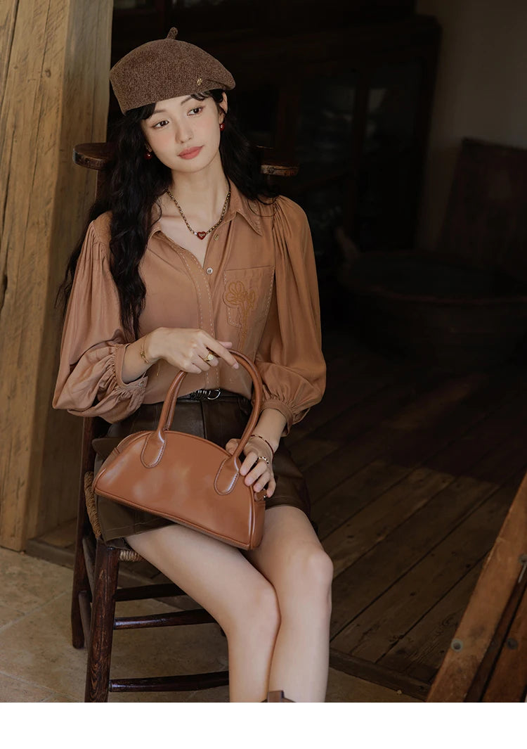 MISHOW High Waist Loose Casual Short Pants for Women Spring Autumn 2024 Versatile Slim Solid Straight Leg Shorts MXD41K0721