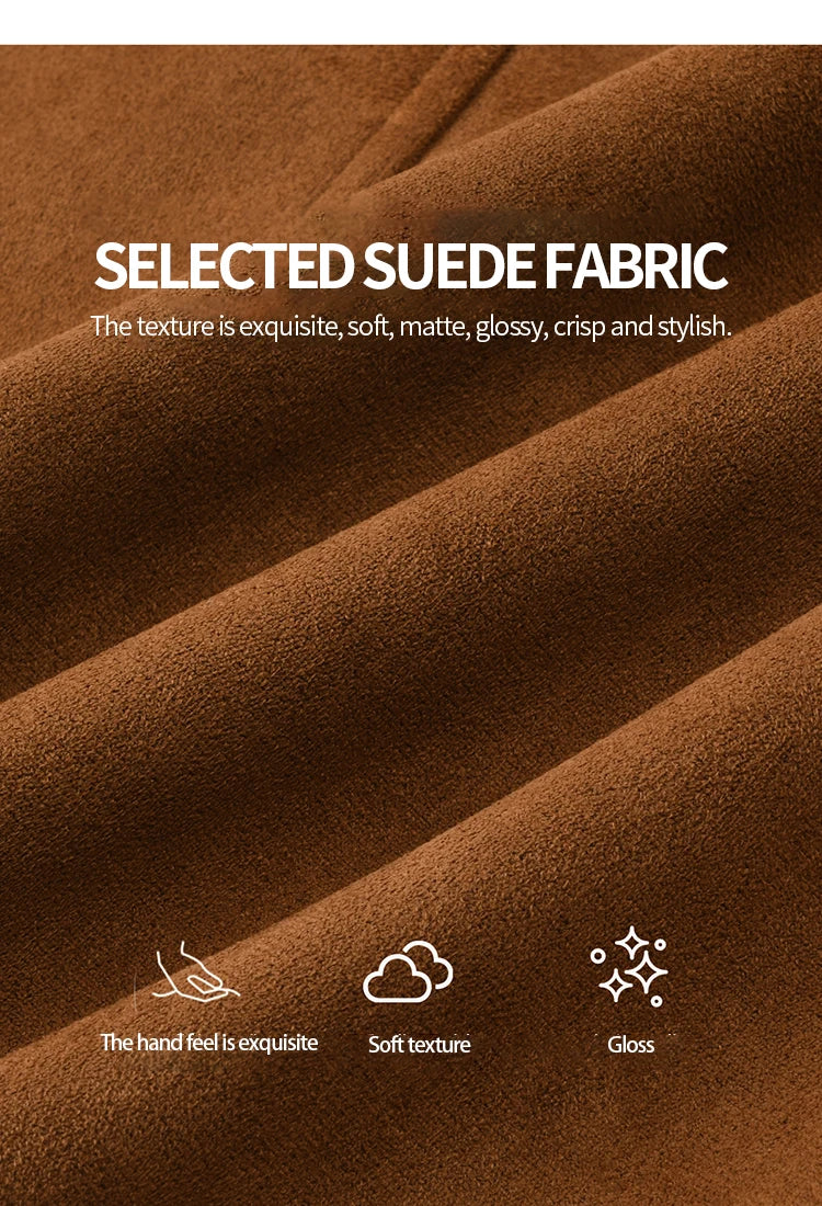 MISHOW Short Jacket for Women 2025 Autumn New Brown Lapel Metal Button Decorated Jacket Windproof Commuter Outerwear MXE46W0864