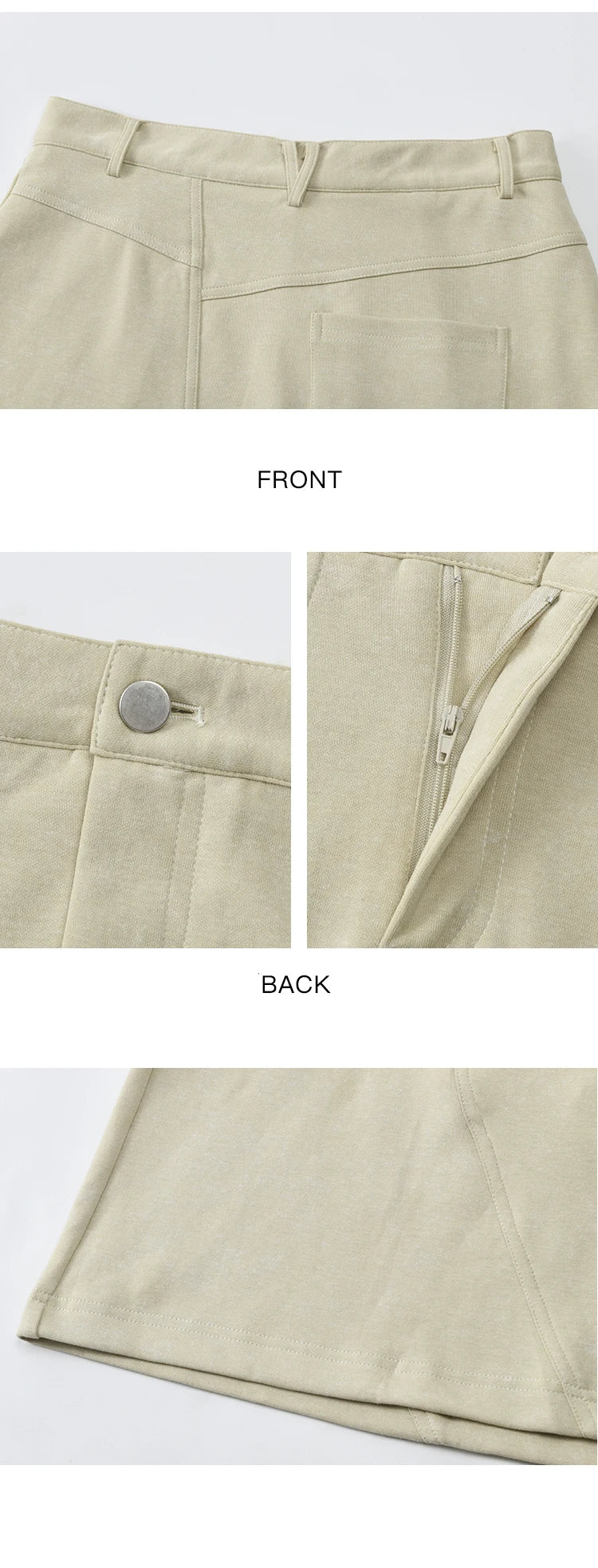 Mishow Polo Neck Sweatshirt & Contrast Letter Skirt Set MXD44V0097