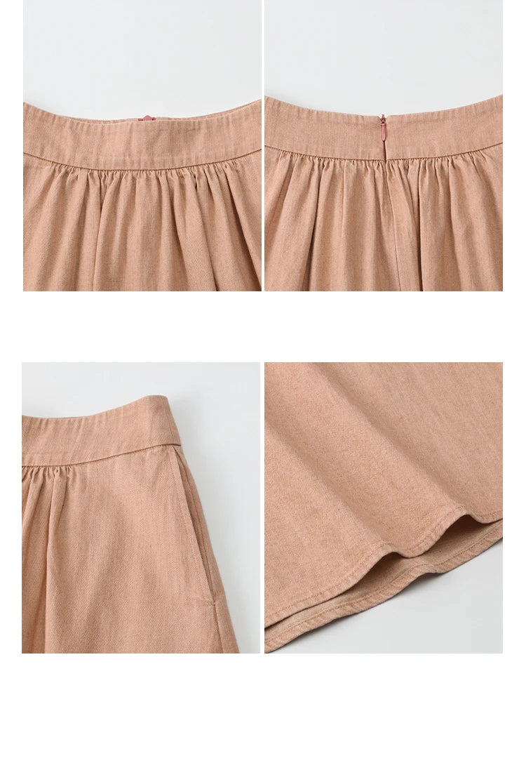 MISHOW Ladies 2 Pieces Set 2025 Summer New U-shaped Collar Sleeveless Top Fashion A-line Skirt Set Women's Clothing MXE35T0606