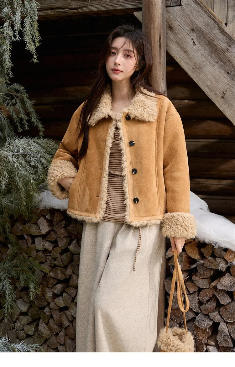 Mishow Retro Crew Neck Tie-Up Striped Top MXE87Z2700