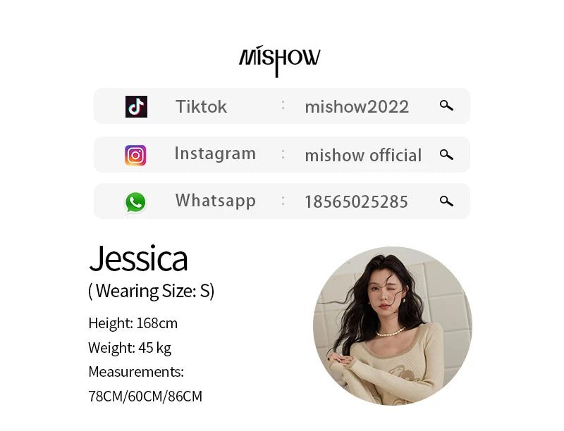 MISHOW French Polka Dot Skirt Women 2024 Winter American Retro High Waist A-line Skirt Symmetrical Side Pockets Skirt MXD34B0576