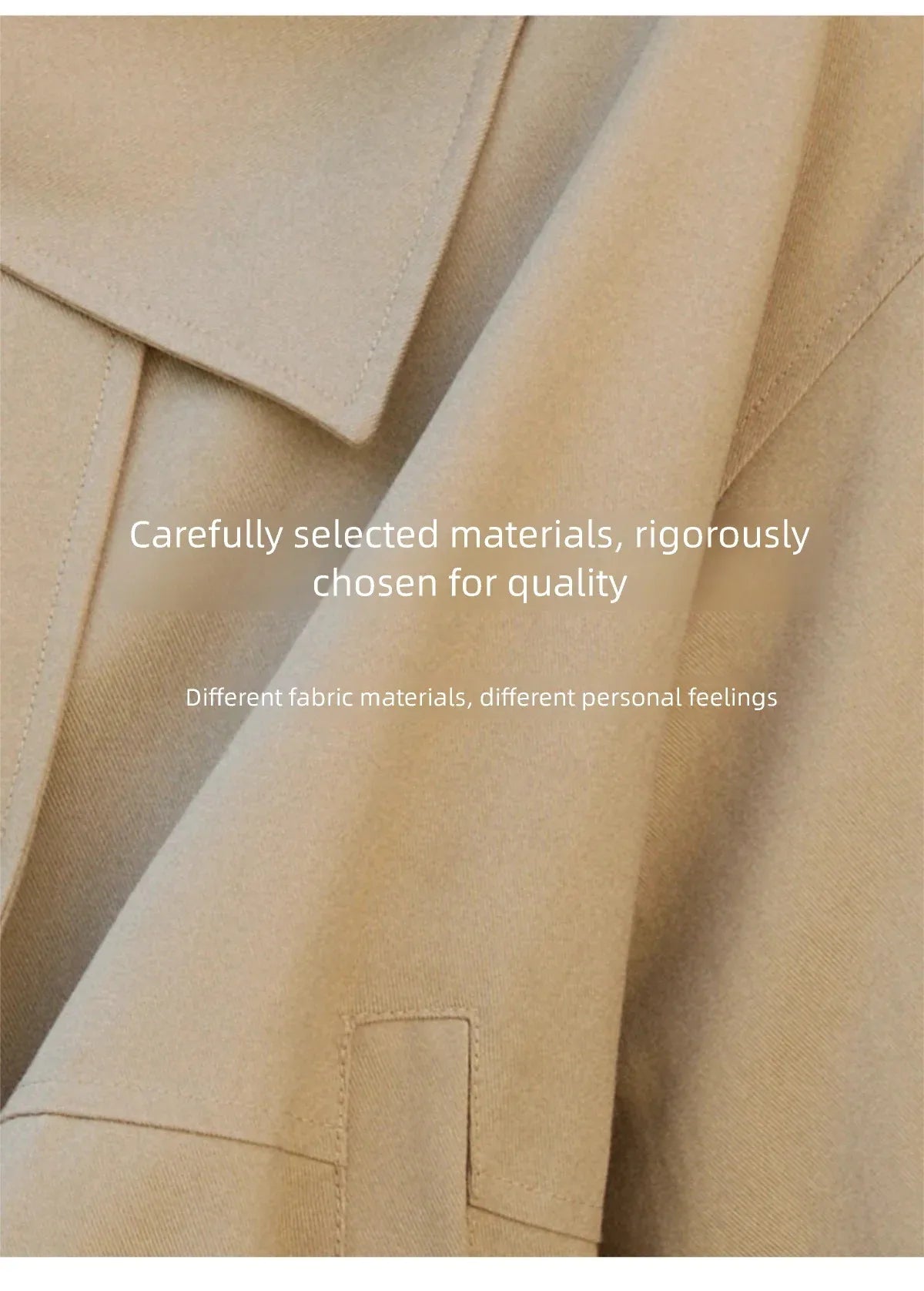 MISHOW Women's Khaki Cropped Jacket 2026 Spring Asymmetrical Collar Drawstring Waist Short Jackets Casual Loose Coat MXF11W1029