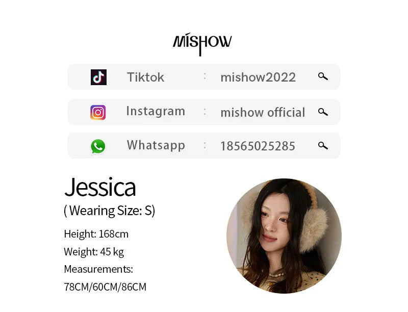 MISHOW Colorful Yellow Sweater Cardigan for Women Winter 2025 Arctic Fleece Retro Round Neck Warm Thick Knit Sweaters MXE91Z2778