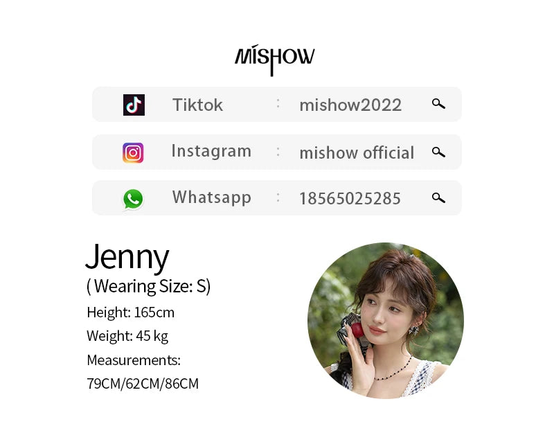 MISHOW French Sweet Lace Plaid Suspender Vest Women 2025 Summer Loose Fit U Neck Lace-up Blouses Sleeveless Doll Top MXD26X1567