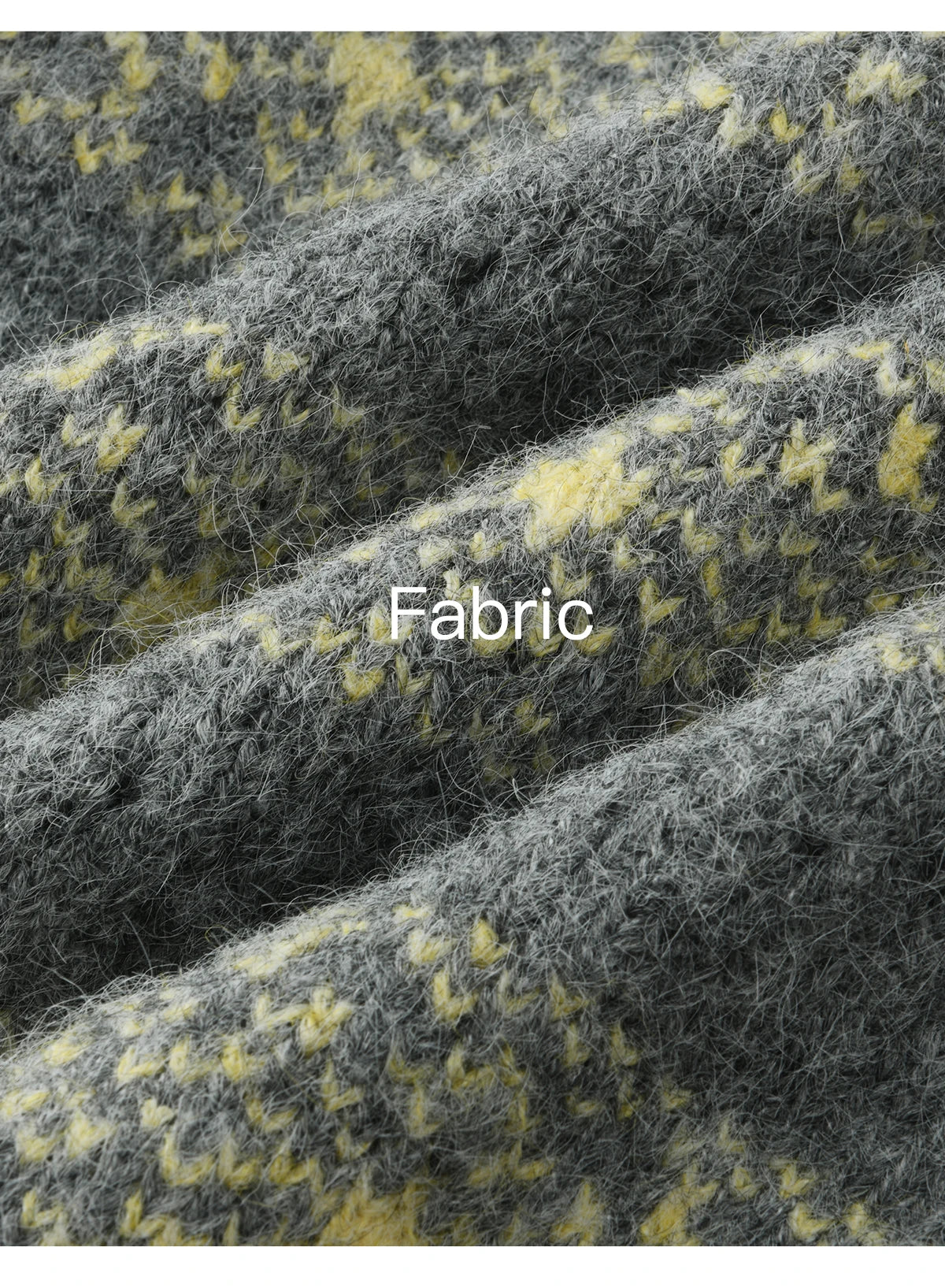 MISHOW Women's Fair Isle Knitted Sweater 2025 Winter V-neck Wool Blend Casual Tops Removable Hood Warm Loose Sweaters MXE94Z2979